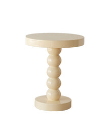 Home Vintage Solid Wood Round Table Bedside Side Table