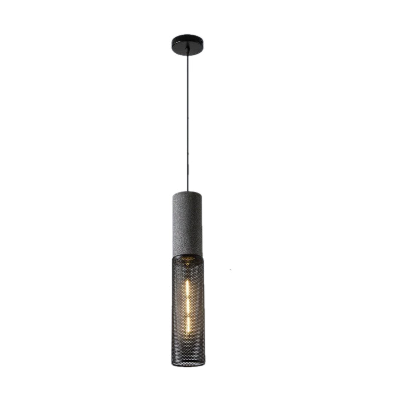 Terra 1-Light E27 Iron and Cement Indoor Pendant Ceiling Light