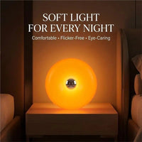 Rechargeable Donut Lamp with 3-Color Touch Control | Wall & Desk Light