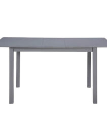 59 Extendable Dining Table, Modern House Dining Room Table For 4-8, Wooden Kitchen Table , Dining Room, Working Office, Home Living Room Furniture For Small Space, Dark Gray
