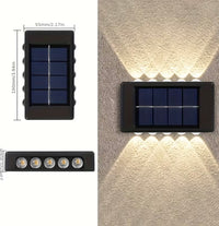 Solar LED Outdoor Light Solar Lighting Sensor Lamp Streetlights Exterior Garden Decoration Garland Waterproof Solar Wall Light