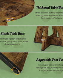 Wooden Coffee Table,Round Bar Table