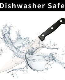 19-piece Knife Set, German Steel, Durable, Dishwasher-safe, Kitchen Knife Set With Built-in Sharpener For Chopping, Slicing, Dicing And Cutting