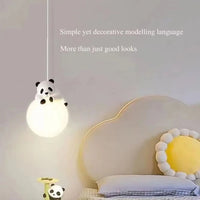 Modern Boys and Girls Bedroom Animal LED Pendant Light, Bedroom, Hallway, Balcony Ceiling Lighting Decorative Bear Light.