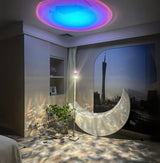 EP LIGHT Dual Head Floor Lamp Sunset Aurora Projector Lights, Ambient Night Lights - CJDS