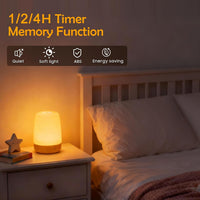 LED Night Light, Cordless Bedside Lamp for Bedroom