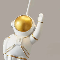 Astronaut Balloon Pendant Lights Kids Room Cartoon Cute Ceiling Lamp Children Nursery Bedroom Kindergarten Hanging Chandelier