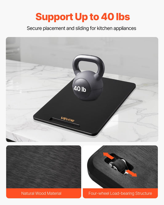 Appliance Sliding Tray – Heavy-Duty Countertop Slider for Coffee Makers & Kitchen Essentials