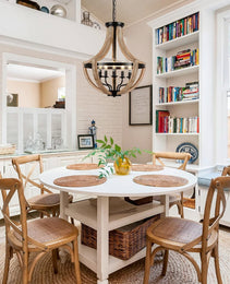 Solid Wood Modern Chandelier