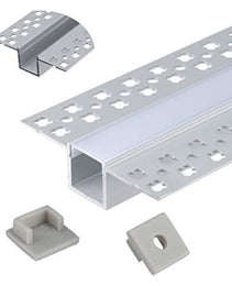 Transform Your Space with Trimless Recessed LED Channel - 6.6 ft AZ Aluminum Channel.