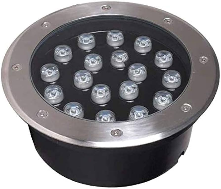 Underground Round IP65 18W 110V WW w/2m Cable