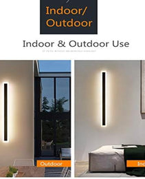 Linear wall light Iron Art  Acrylic CCT - 110v - 16 Watts - 3FT