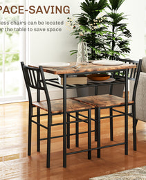 3-Piece Small Dining Table Set for 2