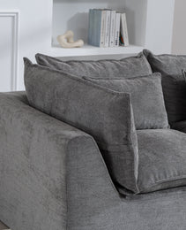 74.8  Width Cloud Couch Oversized Modular Sectional Sofa True Relax Comfy Couches Wide&Deep Seat Sofas For Living Room Furniture Sets, 2Seat