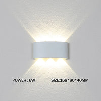 Led Wall Lamp outdoor Stair Light Fixture Bedside Loft Living Room Up Down Home Hallway Lampada 2W 4W 6W 8W 10W 12W Wall Sconces