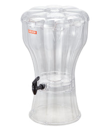 Drink Dispenser 3.4 Gal Beverage Dispenser For Parties Plastic With Spigot