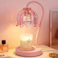 Pink&Green Candle Warmer Lamp W/Timer, Christmas Birthday Gifts for Women