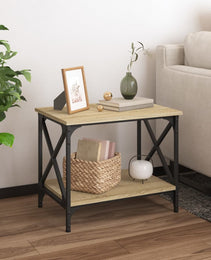 Side Table Sonoma Oak 55x Wood-based material