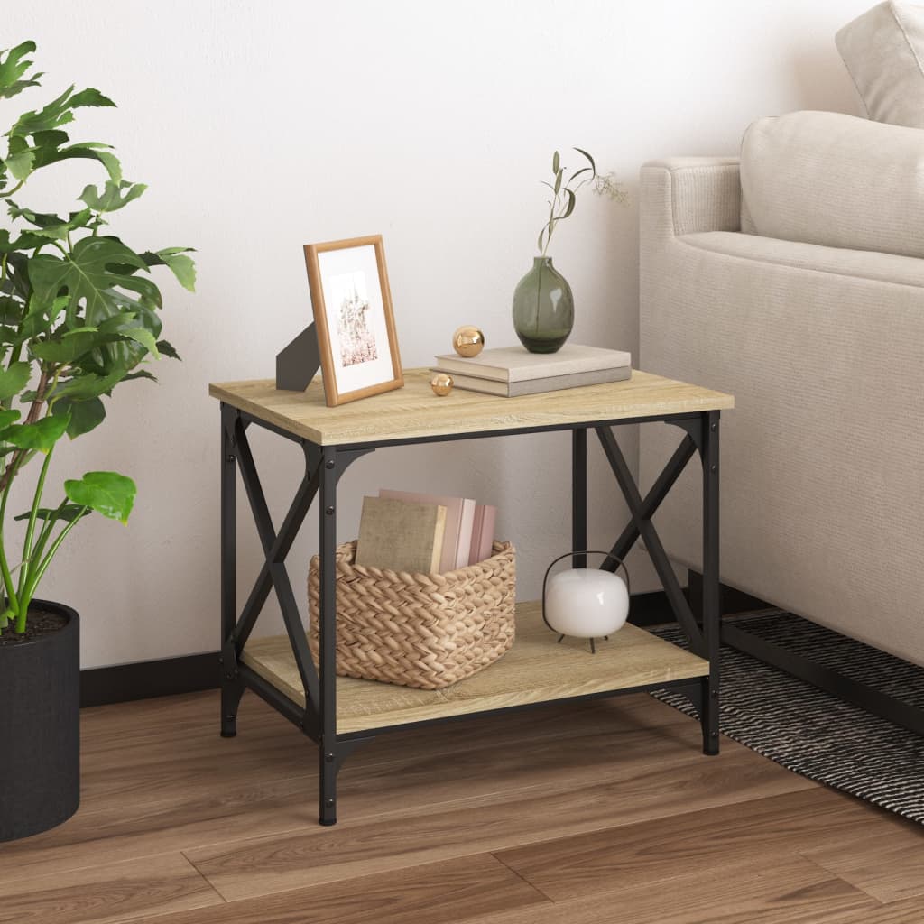 Side Table Sonoma Oak 55x Wood-based material