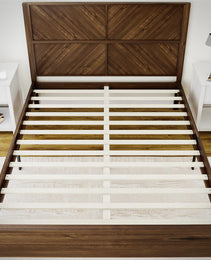 Archer Wood Bed Frame With Headboard