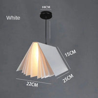 Novelty Pendant Lights Book Decoration Hanging Lamp Modern Ceiling Chandelier Study Room Library Shop Decor Kids Children Decor