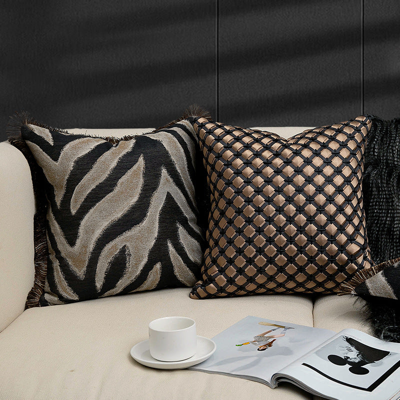 Sample-room Set Of Modern Luxury Sofa Throw Pillows