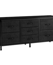 Drawer Dresser For Bedroom, Drawers With Wooden Top Metal Frame