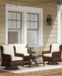 Pieces Patio Furniture Set