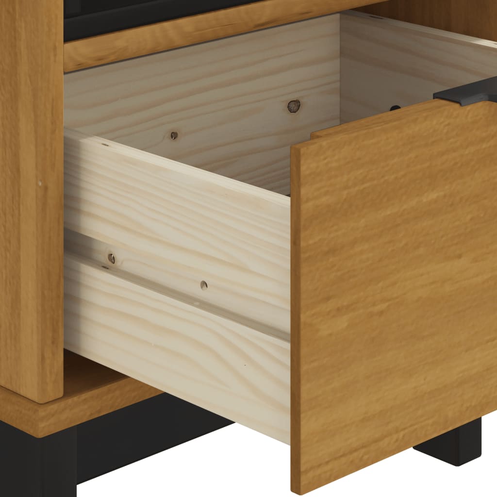 FLAM side table 50x50x50 cm solid pine wood