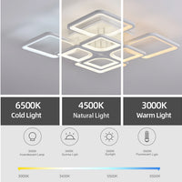 IRALAN Minimalist RGB Ceiling Pendant Lamp Acrylic Romantic Lustre Led Ceiling Light Smart Dimming Home Decoration Fixtures