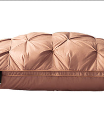 A Pair Of Feather Pillows And White Goose Single Neck Guards