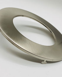 4" Brush Nickel Trim RD For Slim Panel