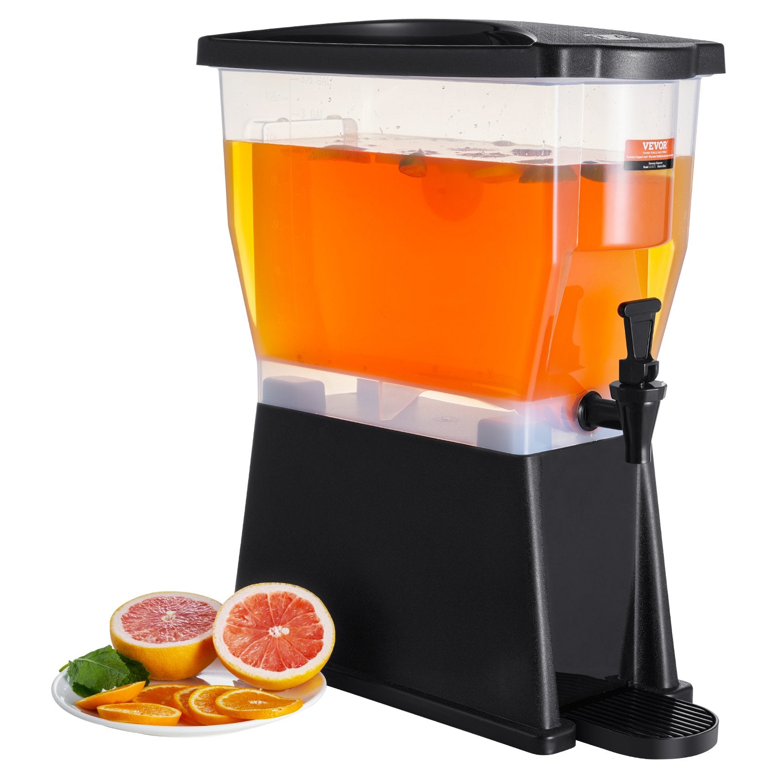 Beverage Dispenser, 3 Gallon Drink Dispenser For Parties, Plastic Juice Dispenser With Stand Spigot Lid, Iced Tea Lemonade Juice Water Dispenser, For Restaurants, Hotels, Parties