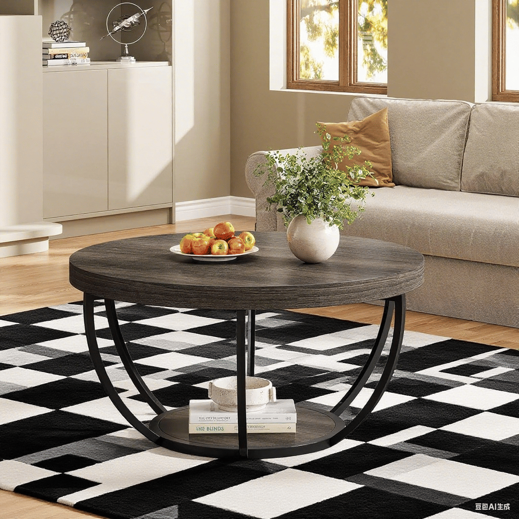 Coffee Table, Sofa Side Table, Living Room Table, Side Cabinet
