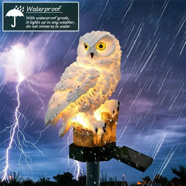 LED Solar Lawn Light Multi Craft Miniature Fairy House Solar Powered Outdoor Decor LED Garden Light Resin Cottage Christmas Lamp