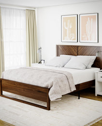 Archer Wood Bed Frame With Headboard