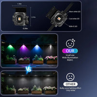 Smart RGB Eave Lights App & Remote IP67 Permanent Outdoor LED String Lights Home New Year Christmas Birthday DIY Lighting