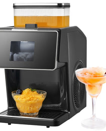 Snowflake Ice Machine, 44LBS/24H Snowflake Ice Maker, Ice-Shaver Machine With Stainless Steel Blade, Electric Snow Cone Maker With 0.2 Gal Tank, 60S Fast Pre-Cooling, For Home & Small Gatherings