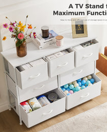 Tall Dresser Fabric Storage Tower ,Wooden Top For Kid Room, Closet, Entryway, Nursery