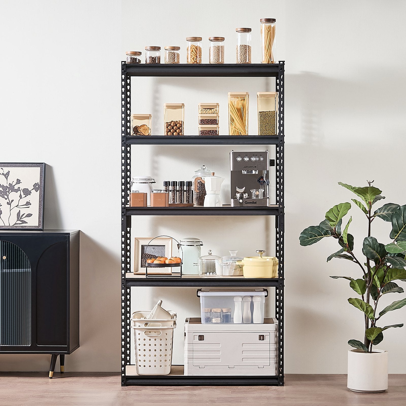 Storage Shelves 16 D X 36 W X 71.4 H 5-tier Garage Storage Shelving