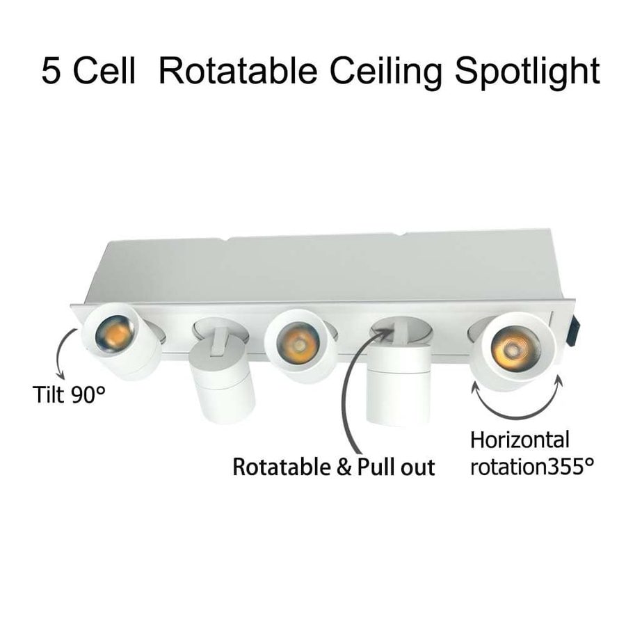 Led Module light 5 head pull - 16W - 5CCT - JXLTXH05