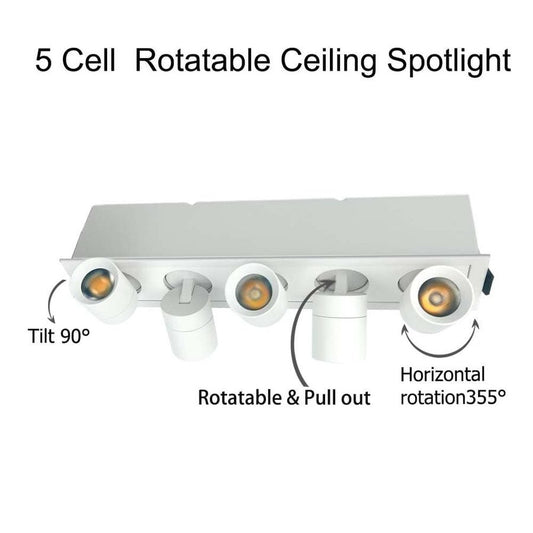 Led Module light 5 head pull - 16W - 5CCT - JXLTXH05