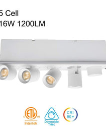 Led Module light 5 head pull - 16W - 5CCT - JXLTXH05