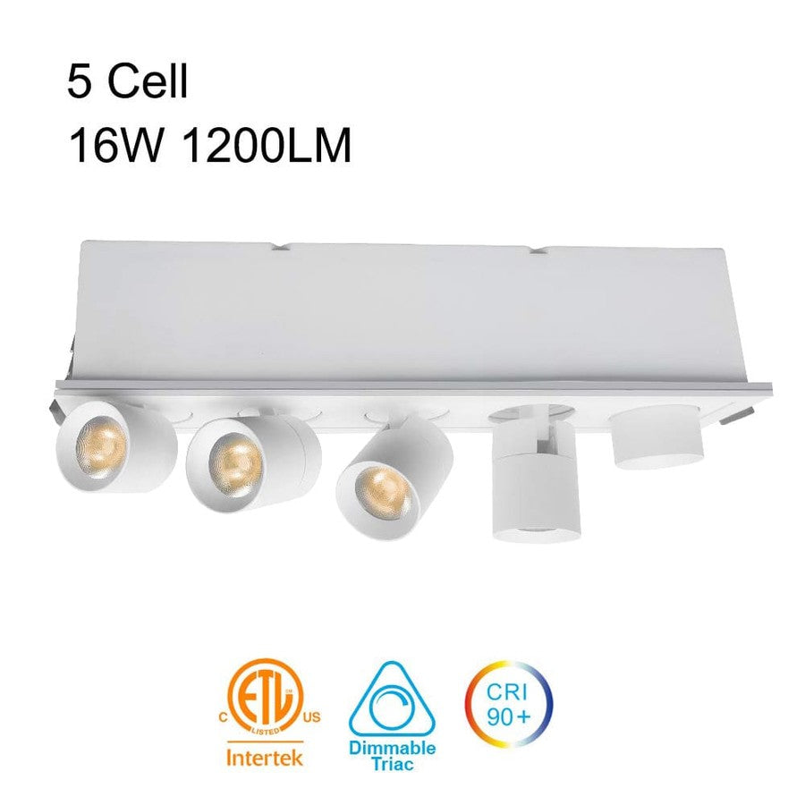 Led Module light 5 head pull - 16W - 5CCT - JXLTXH05