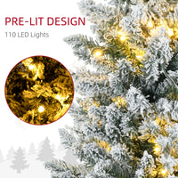 5-ft Pre-Lit Green Pencil Christmas Tree – CJ product view 3
