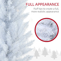 5-ft Pre-Lit White Pencil Christmas Tree – CJ product view 2