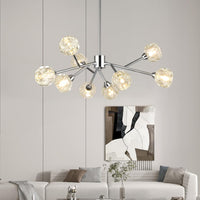 Sputnik Chandeliers for Dining Room，6 Lights D25'' Inch