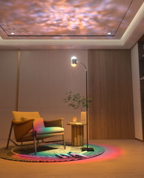 EP LIGHT Dual Head Floor Lamp Sunset Aurora Projector Lights, Ambient Night Lights - CJDS