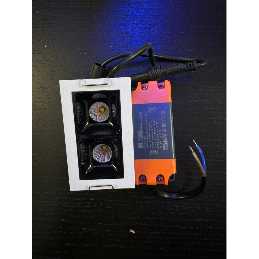 Led Grilled Light 6W WW 2 module KVO
