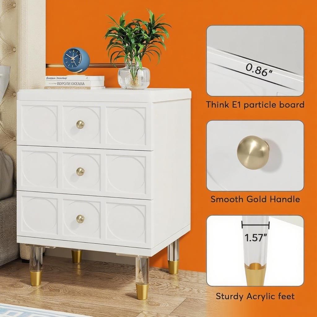 Nightstand Bedside Table